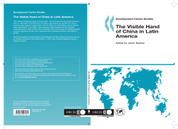 The Visible Hand of China in Latin America