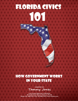 florida civics - Levy County Supervisor of Elections