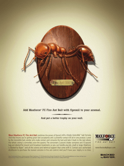 Maxforce Fire Ant Product Sheet