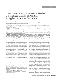 An Application to Acute Otitis Media