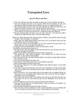 Unrequited Love - Reformed Baptist Church of Northern Colorado
