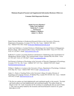 0 Minimum Required Payment and Supplemental Information