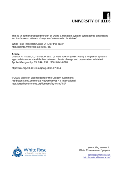 Using a migration systems approach to understand the link between