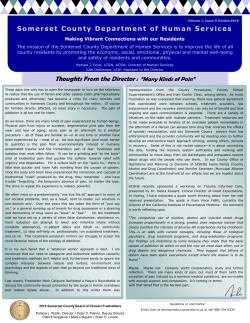 Human Services Newsletter