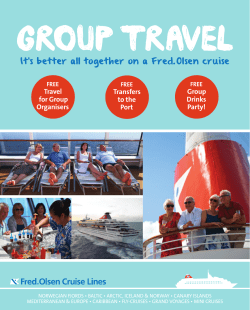 group travel - Fred. Olsen Cruises