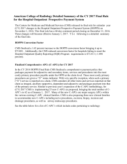 Read a radiology-specific summary of the final rule