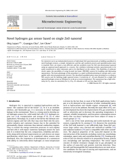 Novel hydrogen gas sensor based on single ZnO nanorod