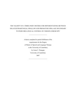 THE VALIDITY OF A THREE