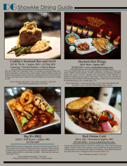 ShowMe Dining Guide - SHOW me &ndash; The Ozarks Magazine