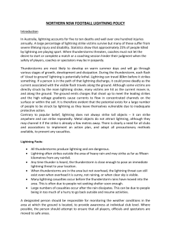 northern nsw football lightning policy