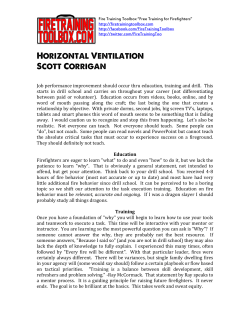 Job performance improvement should occur thru education, training