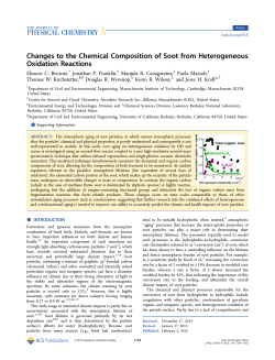 Changes to the Chemical Composition of Soot