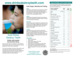 Acid Drinks Destroy Teeth - Fishers Pediatric Dentistry