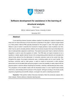 Software development for assistance in the