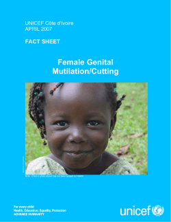 Female Genital Mutilation/Cutting