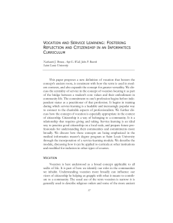 Saint Louis University This paper proposes a new definition of