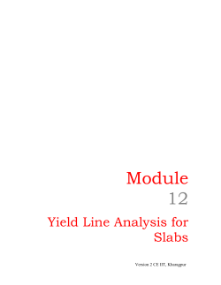 Basic Principles, Theory and One-way Slabs
