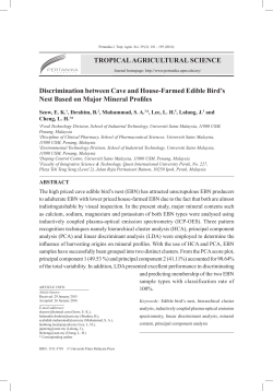 Discrimination between Cave and House - Pertanika Journal