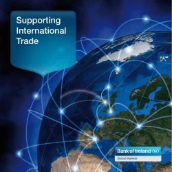 Supporting International Trade - Bank of Ireland Corporate Banking