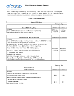 Digital Cameras, Lenses, Support