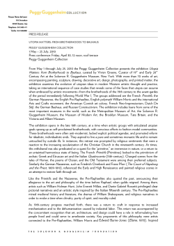 Matters: from Brotherhoods to Bauhaus, curated by Vivien Greene