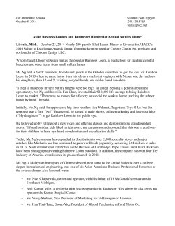 Asian Business Leaders and Businesses Honored at Annual