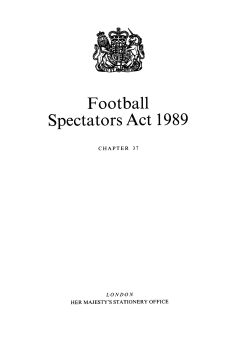 Football Spectators Act 1989