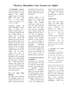 Deceiver, Dissembler, Your Trousers are Alight.