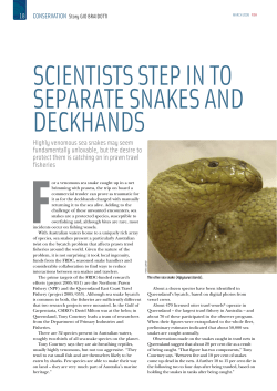 Fish16-1 Scientists seperate snakes and deckhands