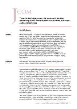 The extent of engagement, the means of invention: measuring