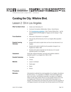 Oil in Los Angeles - Los Angeles Conservancy