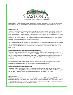 Beginning July 1, 2014, several changes will occur