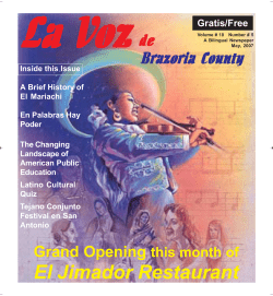 La Voz de Brazoria May, 20071.pmd