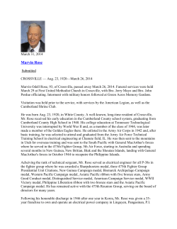 Marvin Rose - 475th Fighter Group Historical Foundation