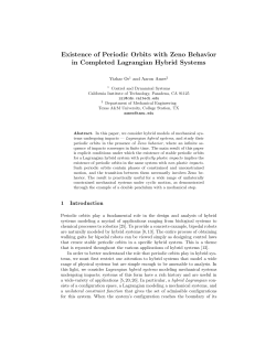 Existence of Periodic Orbits in Completed Lagrangian Hybrid