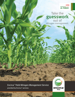 Encirca Yield Nitrogen Managemnet Service