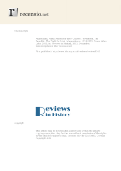 Citation style copyright Mulholland, Marc: Rezension &uuml;ber: Charles
