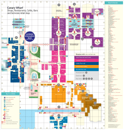 Canary Wharf pocket map