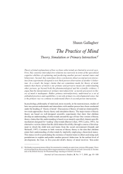 The Practice of Mind