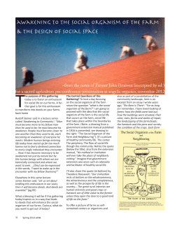 The Farm as a Social Organism