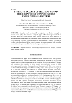 Strength analysis of filament-wound fiber-reinforced pipes