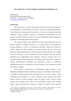 ndau identity - Reposit&oacute;rio do ISCTE-IUL