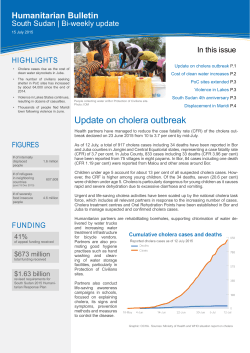 Update on cholera outbreak - Sign In