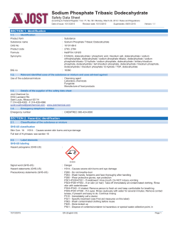 Sodium Phosphate Tribasic Dodecahydrate