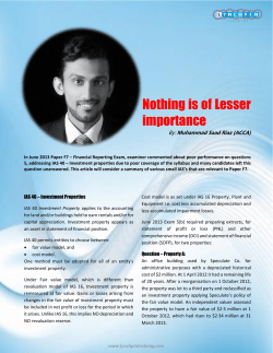 Nothing is of Lesser importance