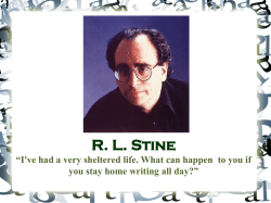 R. L. Stine - TeacherWeb