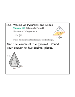 Find the volume of the pyramid. Round your answer to two decimal