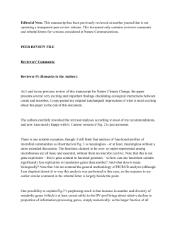 Editorial Note: This manuscript has been previously reviewed at