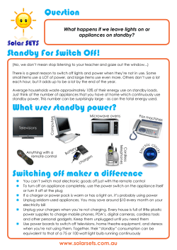 Standby For Switch Off!