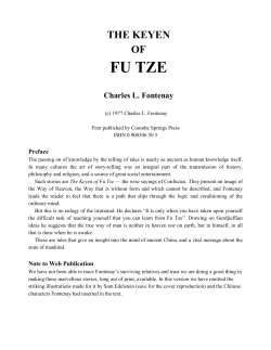 The Keyen of Fu Tze